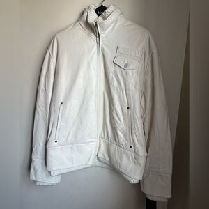 Dimitri Sz XL white Genuine Leather Men Jacket, brand new with tag